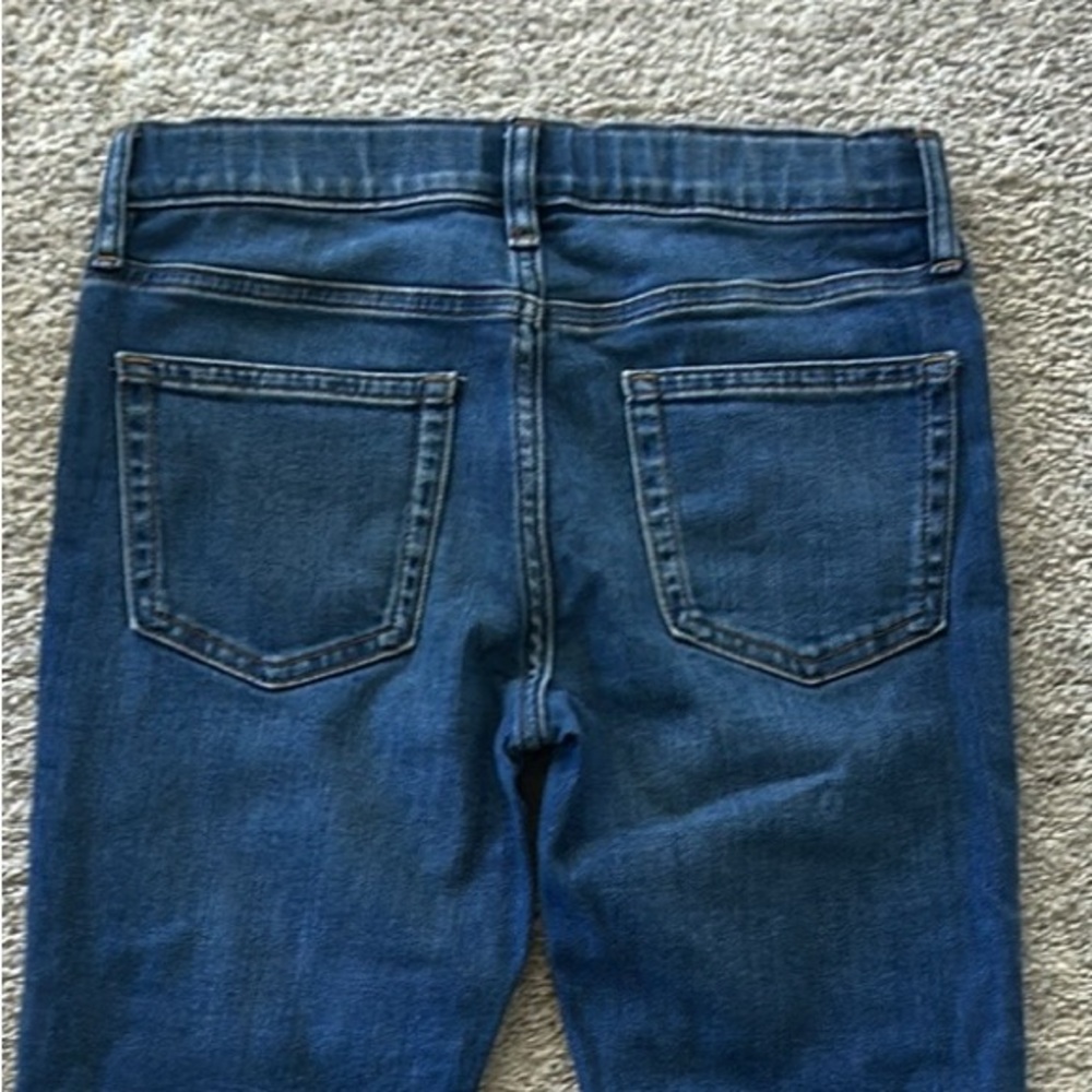 Girls Crewcuts Dark Blue Straight Leg Jeans - Picture 6 of 7